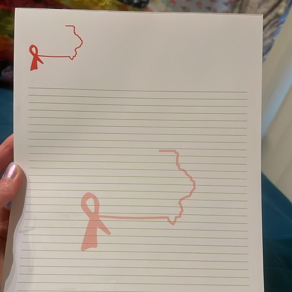 💝 10/$10 💝 Note Pad Red Ribbon (34 Pages) - Picture 4 of 8